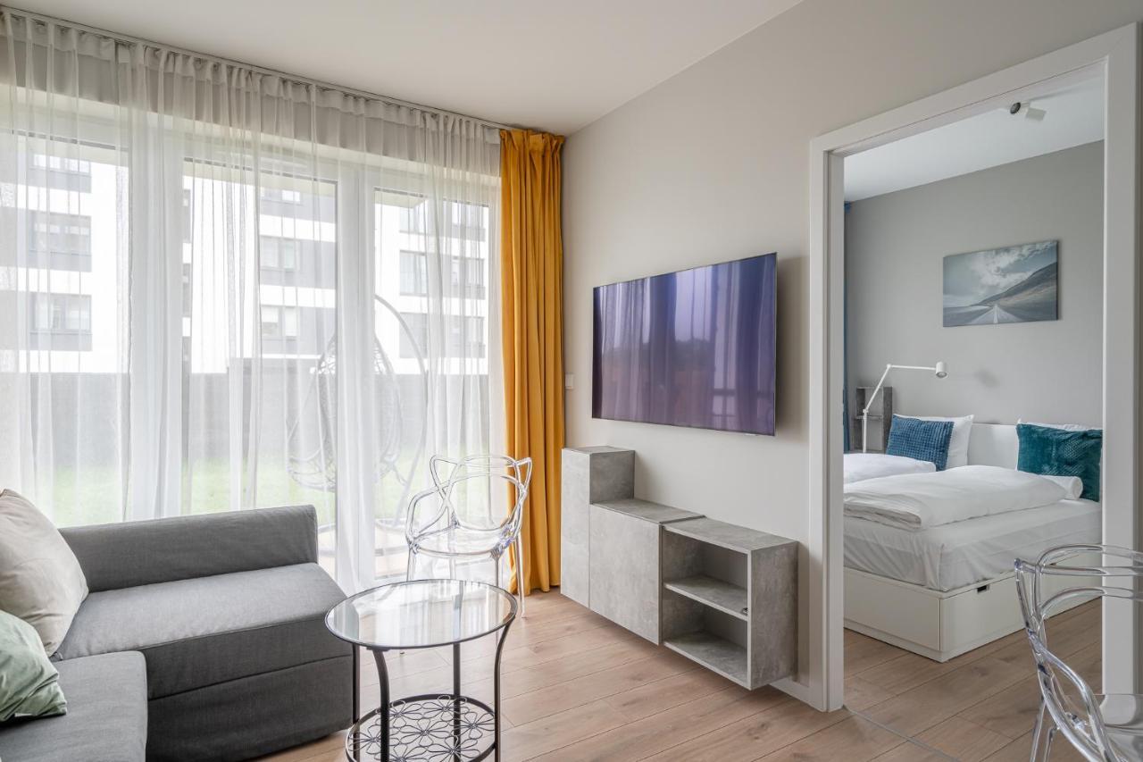 Rentplanet - Port Popowice Apartment Wroclaw Luaran gambar